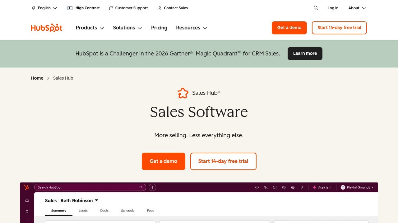 HubSpot CRM Produktvorschau 2