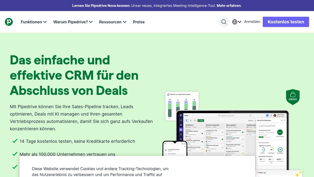 Pipedrive Produktvorschau 1