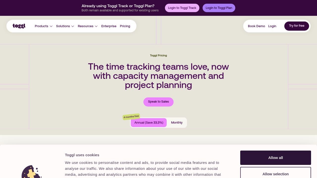 Toggl Track Produktvorschau 3